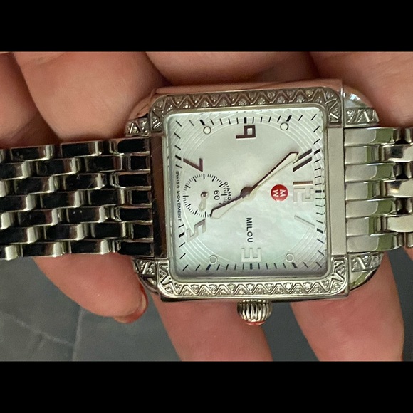 Authentic Michele Deco Diamond watch main image 7